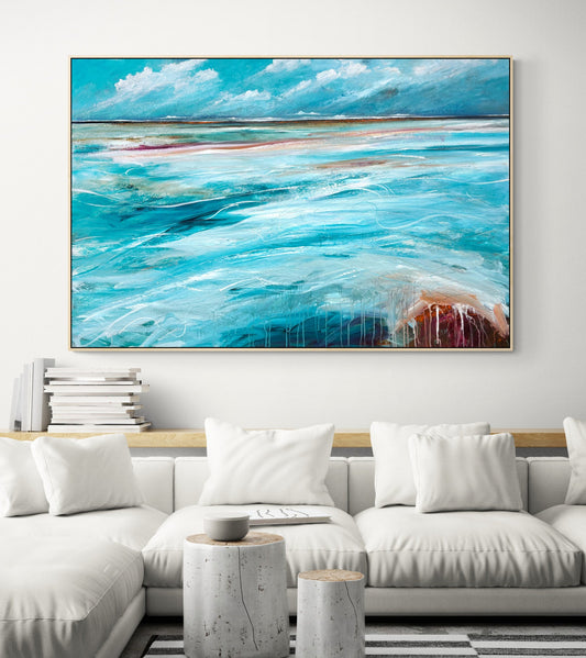 The Shore On Tuesday - Original Art - Gold Coast Gallery Of ArtTania Chanter