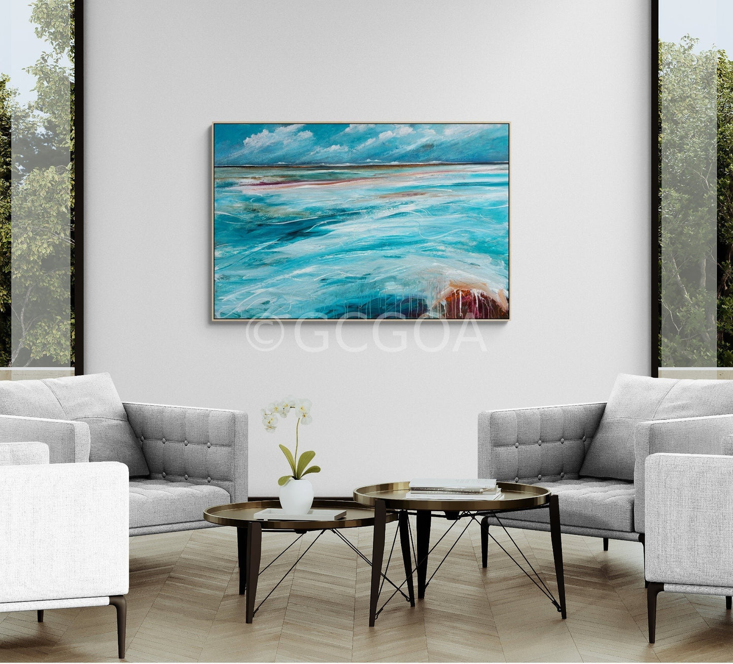 The Shore On Tuesday - Original Art - Gold Coast Gallery Of ArtTania Chanter