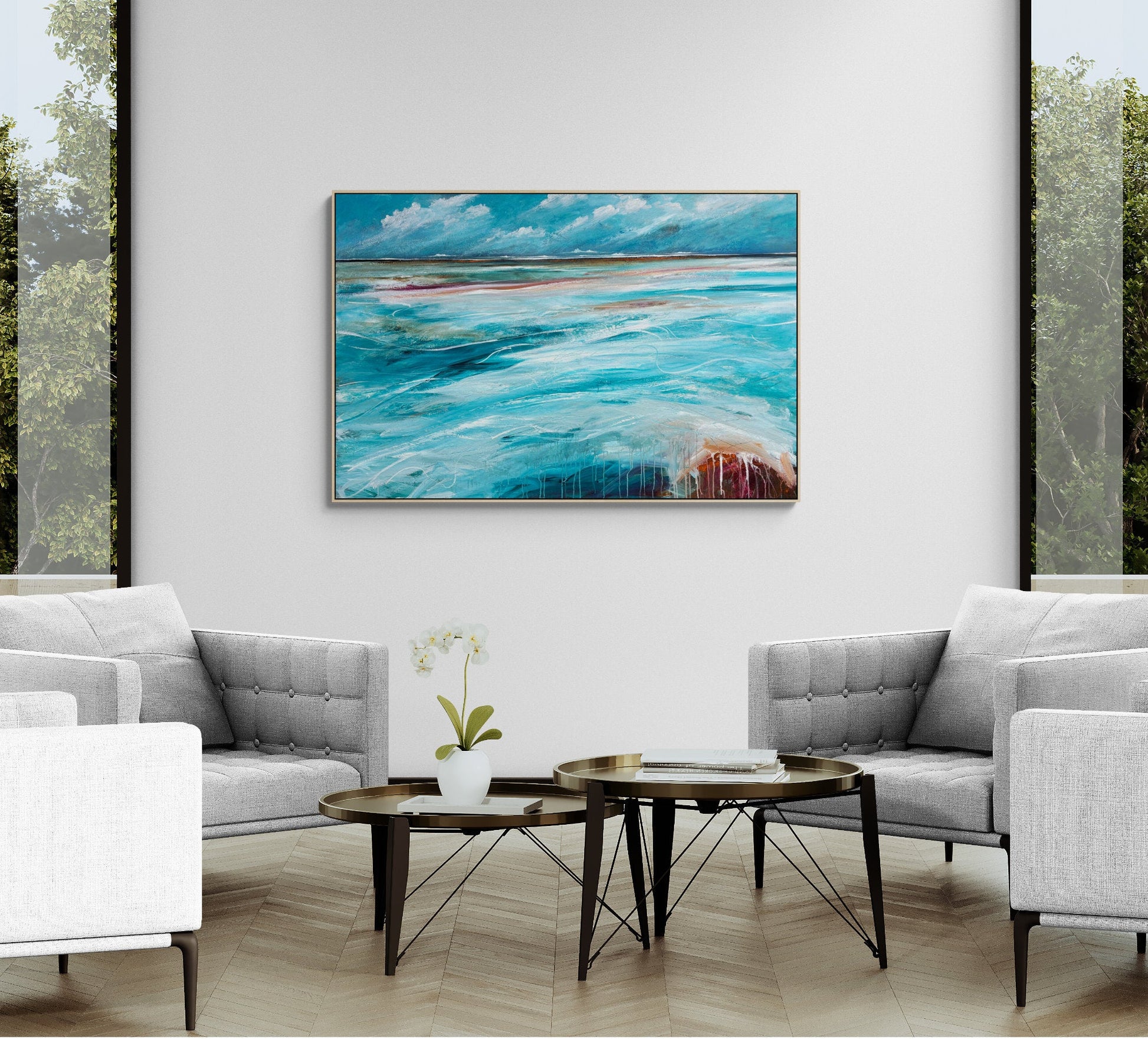 The Shore On Tuesday - Original Art - Gold Coast Gallery Of ArtTania Chanter