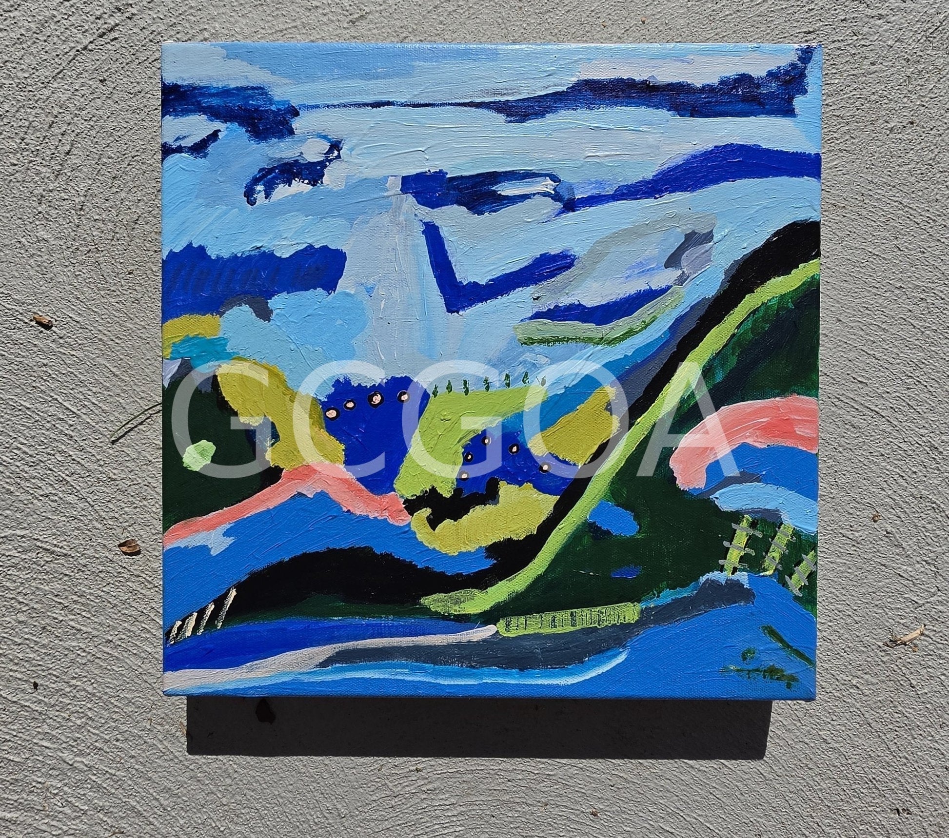 The Sky Between Us - Original Art - Gold Coast Gallery Of ArtAlpana Rai