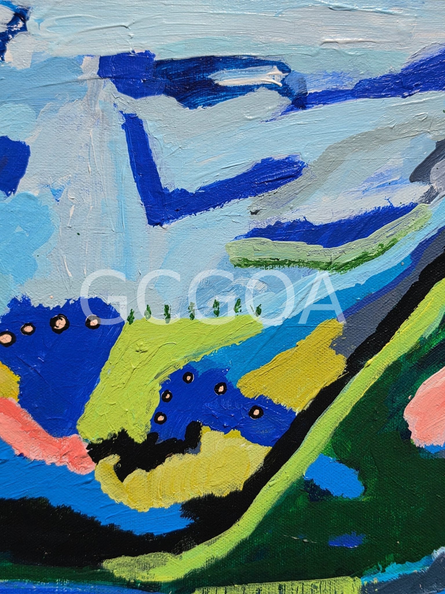 The Sky Between Us - Original Art - Gold Coast Gallery Of ArtAlpana Rai