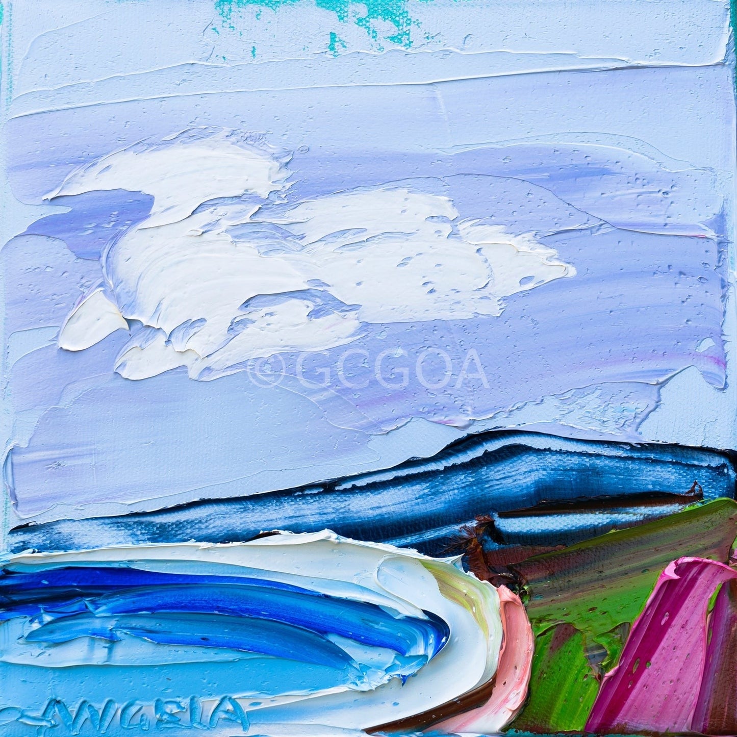 The Sky is Blue - Original Art - Gold Coast Gallery Of ArtAngela Hawkey