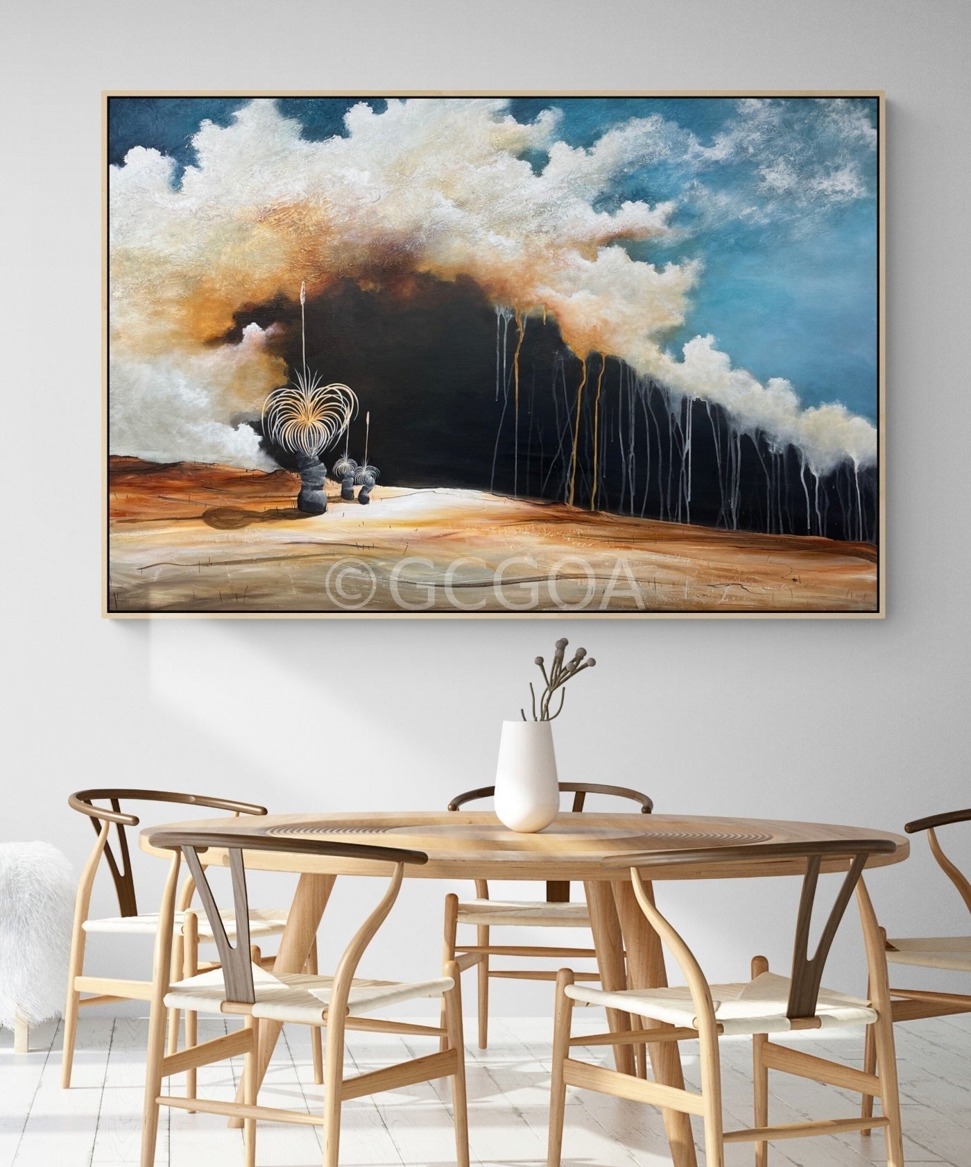 The Sky's Soft Lament - Original Art - Gold Coast Gallery Of ArtTania Chanter