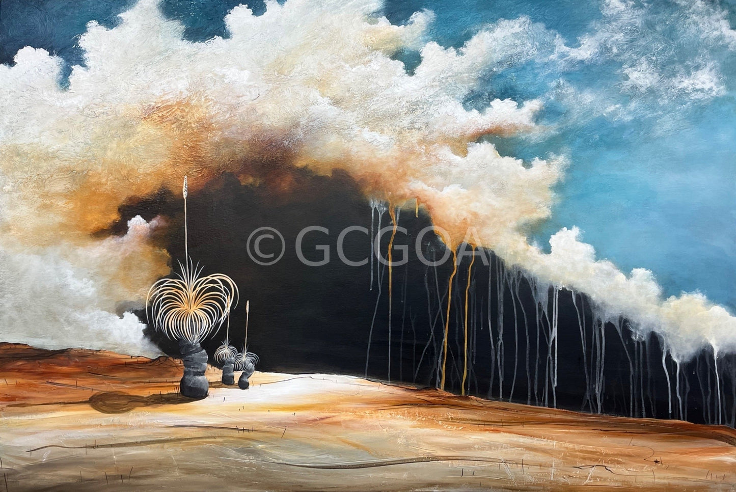 The Sky's Soft Lament - Original Art - Gold Coast Gallery Of ArtTania Chanter