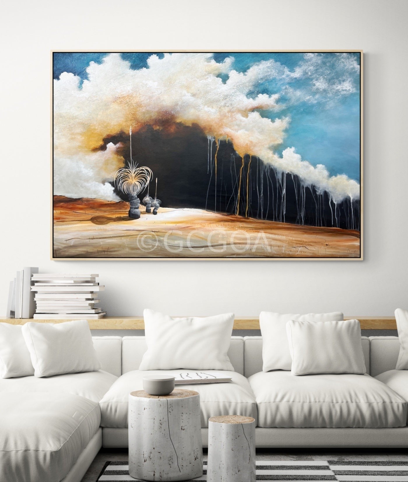 The Sky's Soft Lament - Original Art - Gold Coast Gallery Of ArtTania Chanter