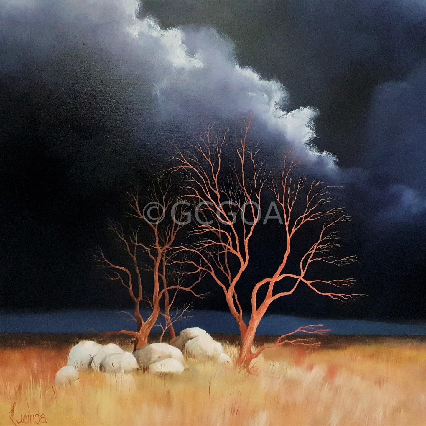 The Song Of Sweet Still Silence Rare - Original Art - Gold Coast Gallery Of ArtLucinda Leveille