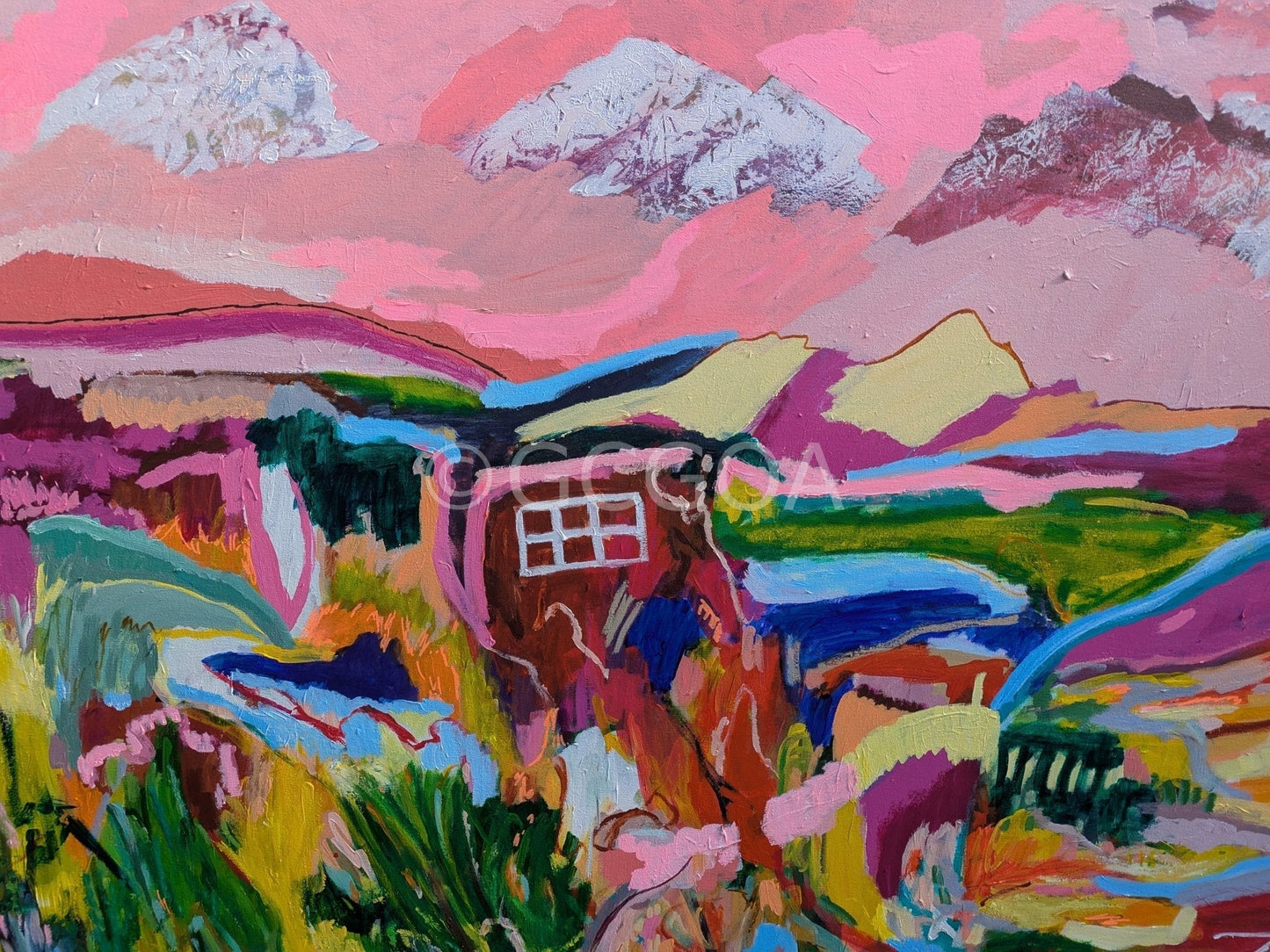 The Valley Where We Once Loved- Original Art - Gold Coast Gallery Of ArtAlpana Rai