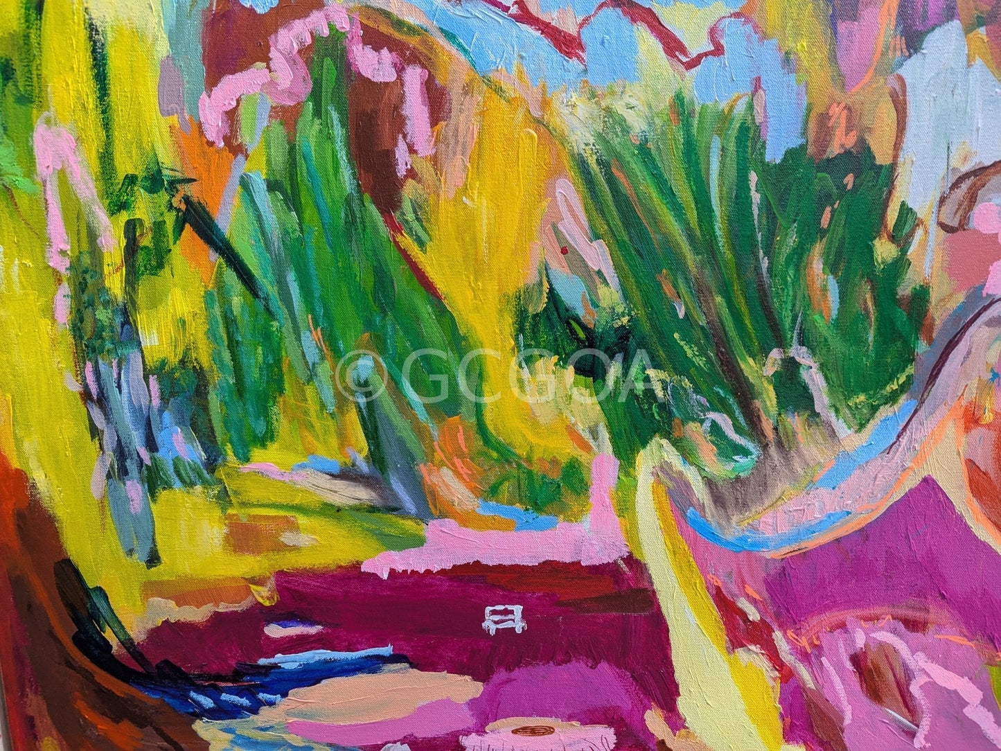 The Valley Where We Once Loved- Original Art - Gold Coast Gallery Of ArtAlpana Rai