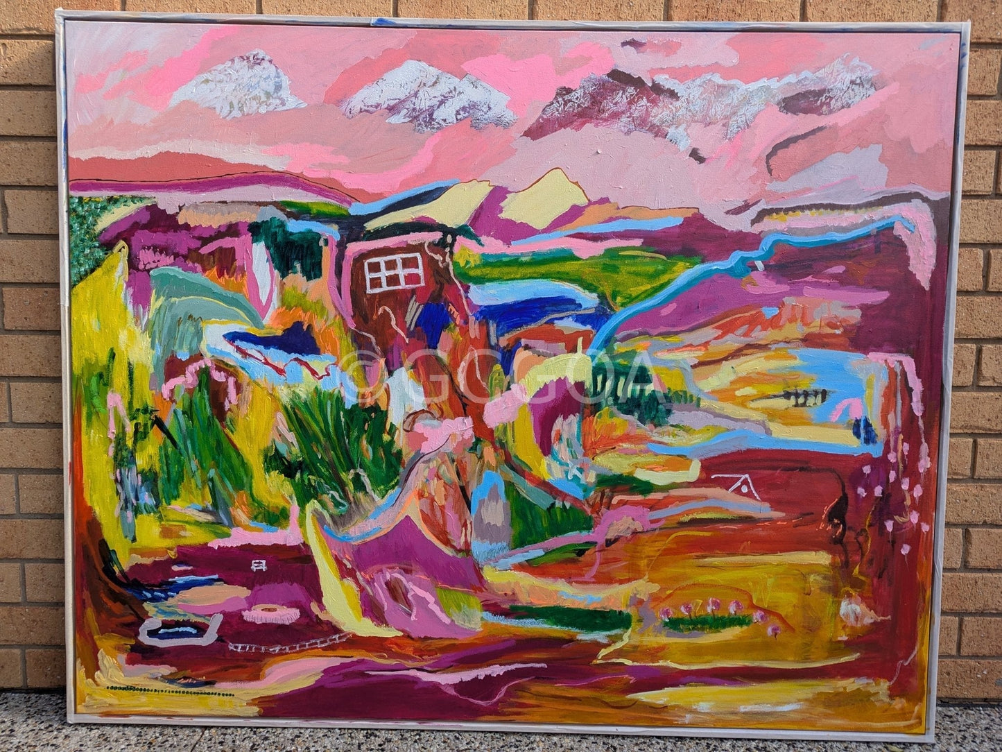 The Valley Where We Once Loved- Original Art - Gold Coast Gallery Of ArtAlpana Rai