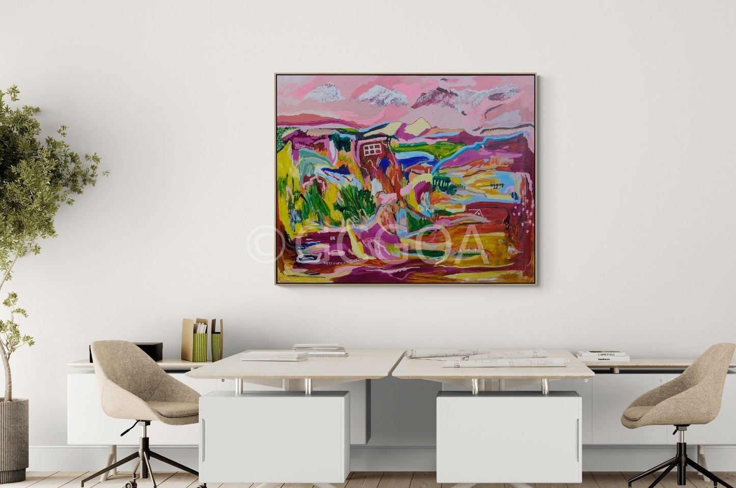 The Valley Where We Once Loved- Original Art - Gold Coast Gallery Of ArtAlpana Rai