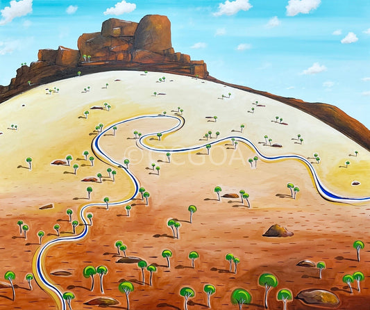 The Wandering Stream - Gold Coast Gallery Of ArtTania Chanter
