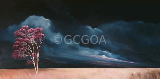 The Wind A Whisper Then A Roar - Original Art - Gold Coast Gallery Of ArtLucinda Leveille