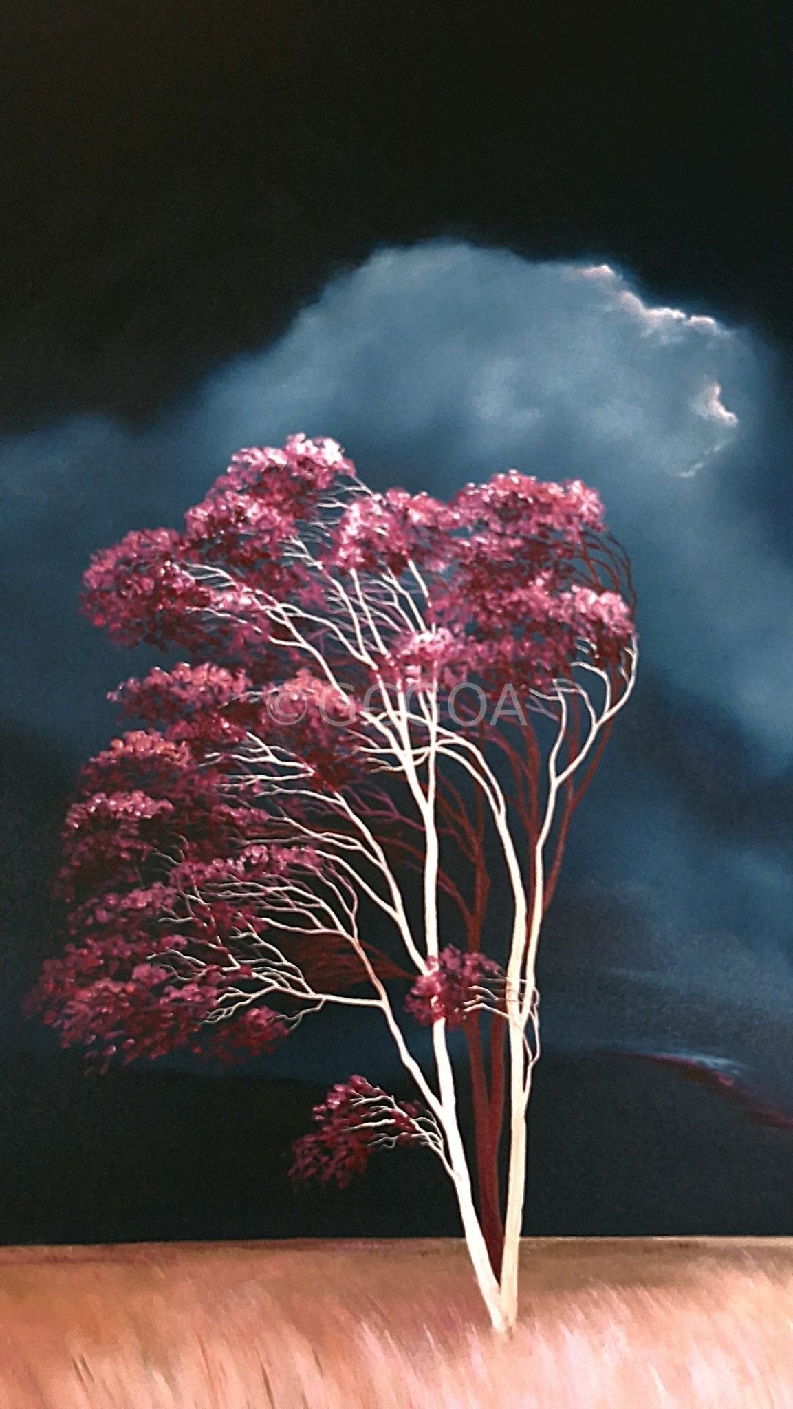 The Wind A Whisper Then A Roar - Original Art - Gold Coast Gallery Of ArtLucinda Leveille