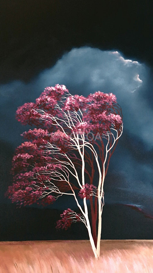 The Wind A Whisper Then A Roar - Original Art - Gold Coast Gallery Of ArtLucinda Leveille