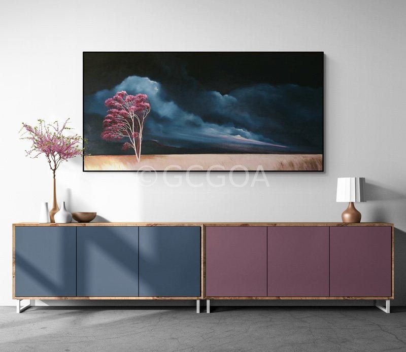 The Wind A Whisper Then A Roar - Original Art - Gold Coast Gallery Of ArtLucinda Leveille