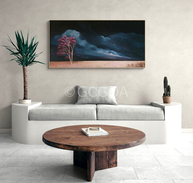 The Wind A Whisper Then A Roar - Original Art - Gold Coast Gallery Of ArtLucinda Leveille
