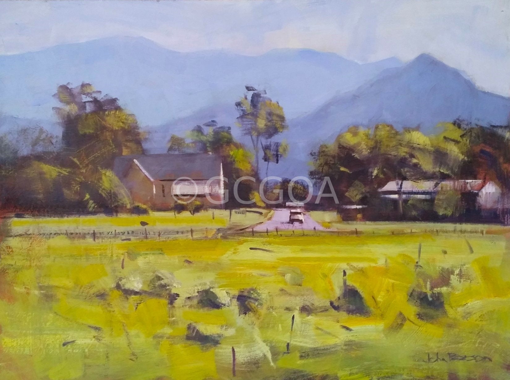 This Land Is Your Land - Original Art - Gold Coast Gallery Of ArtJohn G Pearson
