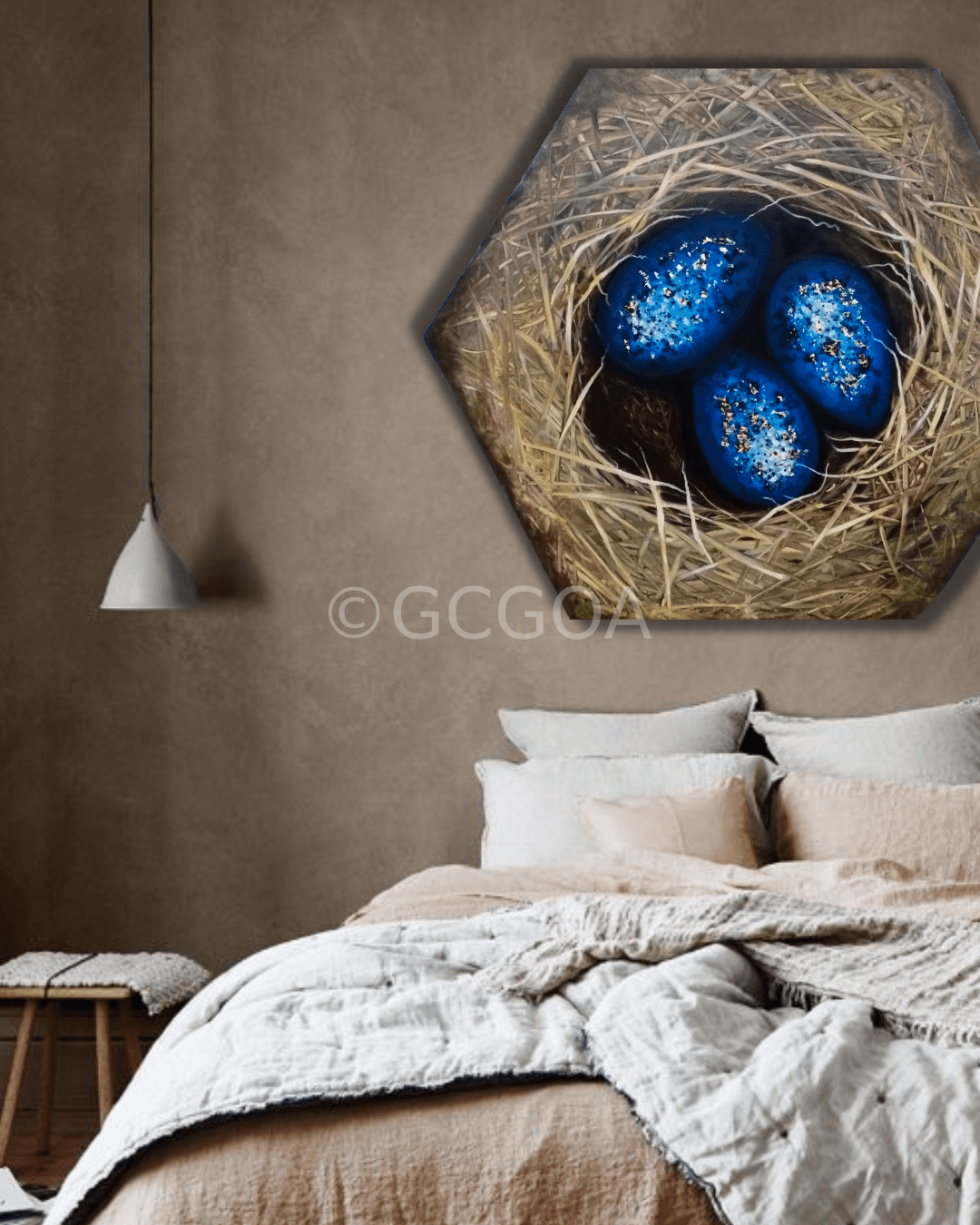 Three egg nest- Original Art - Gold Coast Gallery Of ArtYvonne Wells
