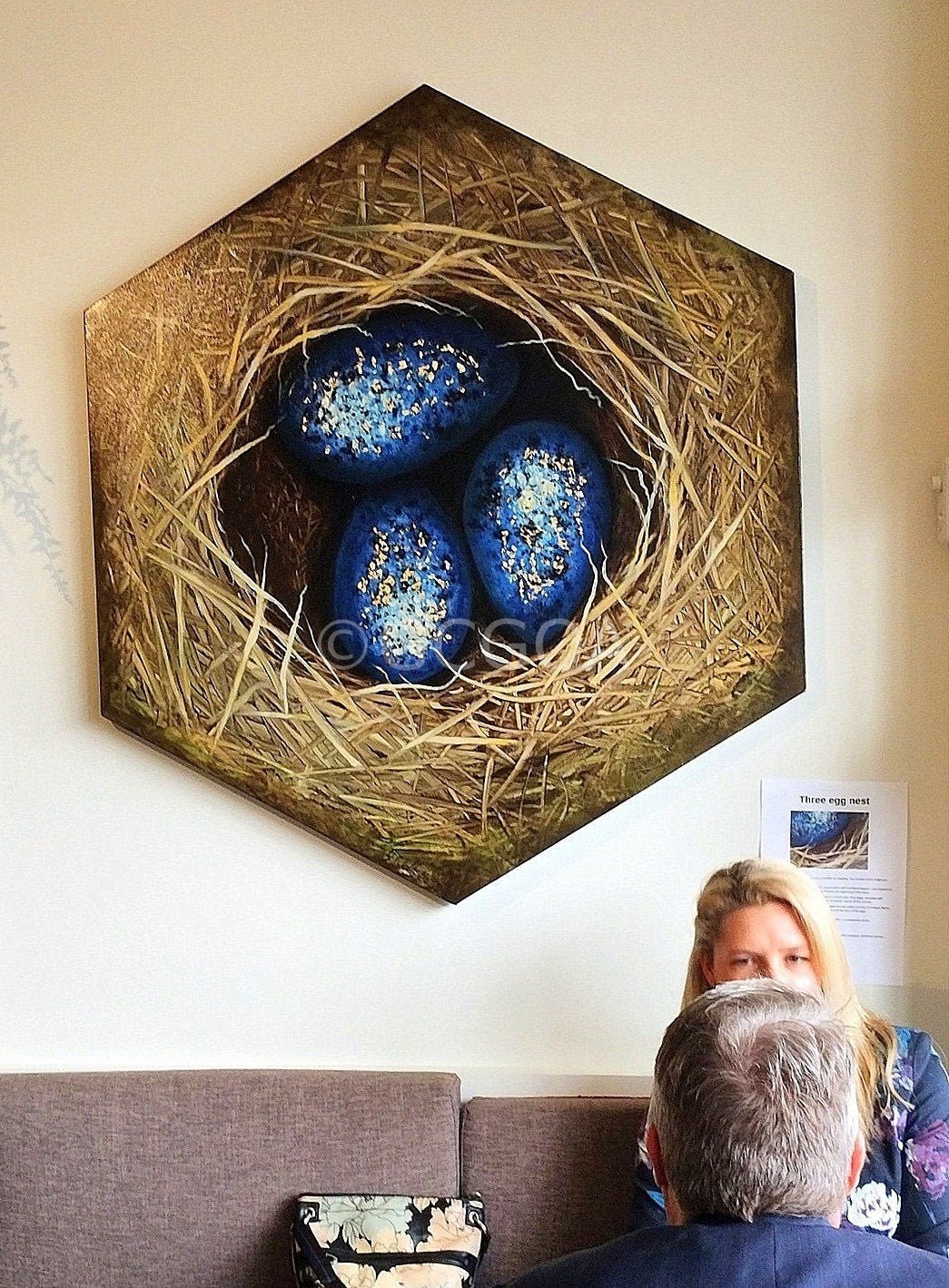 Three egg nest- Original Art - Gold Coast Gallery Of ArtYvonne Wells