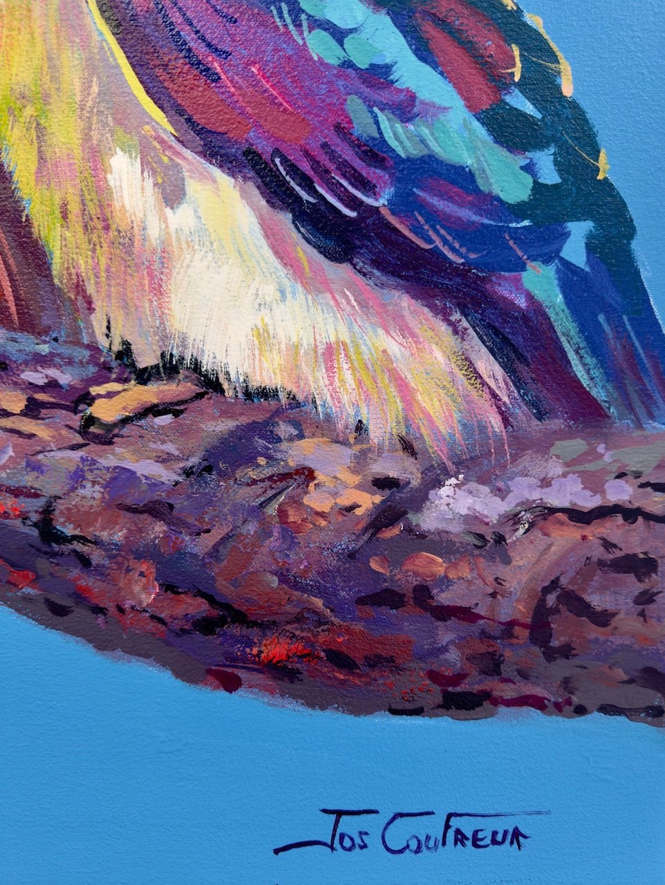 Three Kookaburras 4 - Gold Coast Gallery Of ArtJos Coufreur