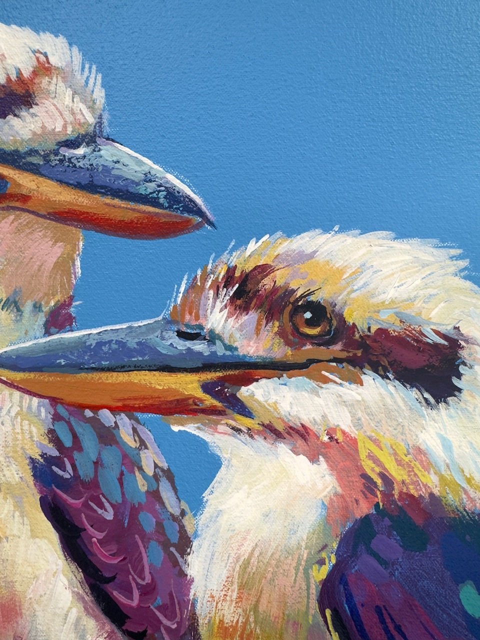 Three Kookaburras 4 - Gold Coast Gallery Of ArtJos Coufreur
