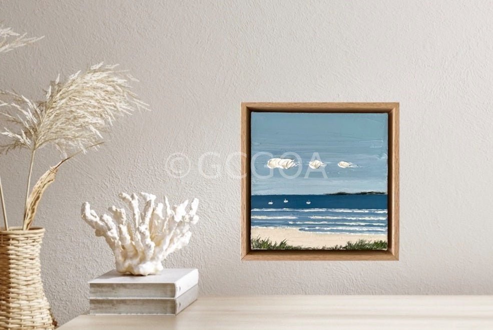 Three Little White Boats - Gold Coast Gallery Of ArtJustine Bartie