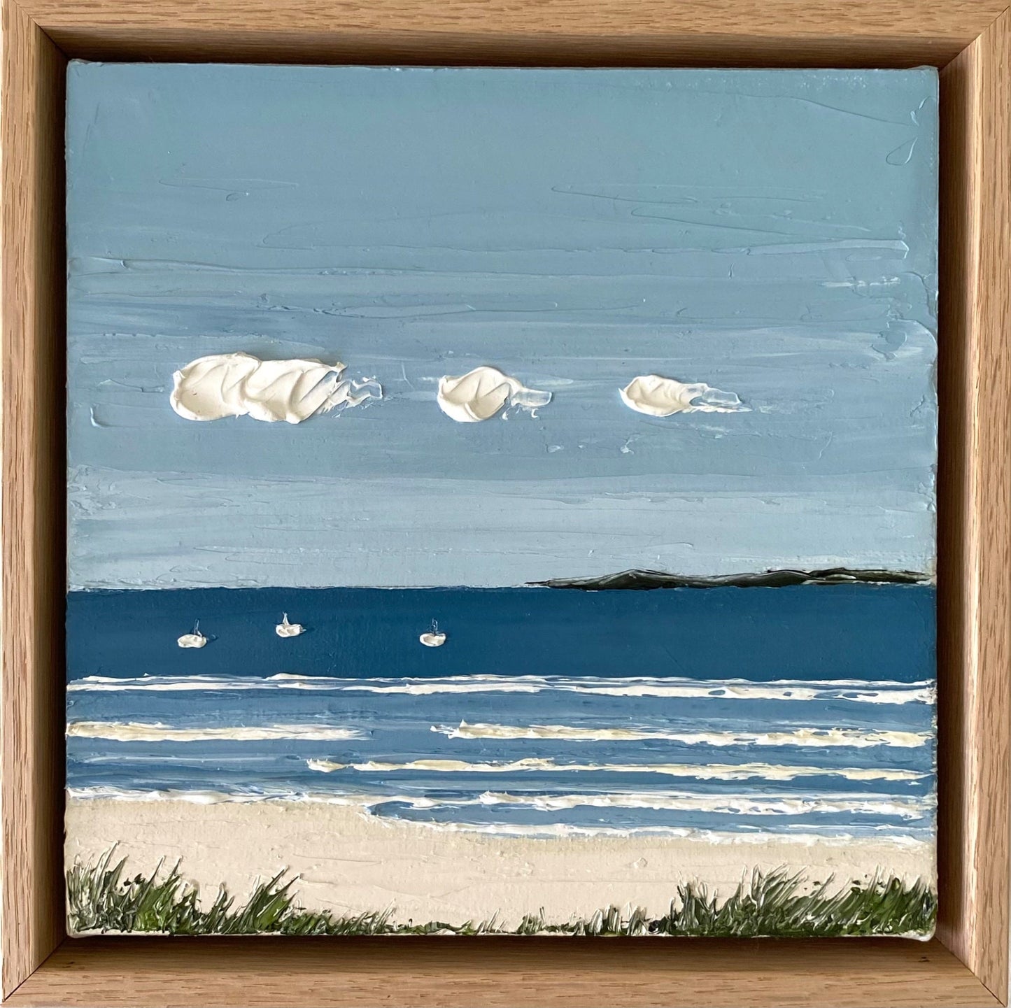 Three Little White Boats - Gold Coast Gallery Of ArtJustine Bartie