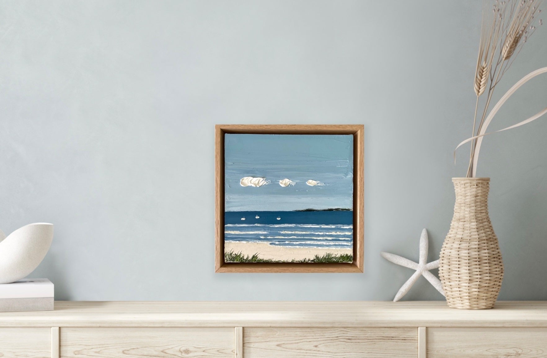 Three Little White Boats - Gold Coast Gallery Of ArtJustine Bartie