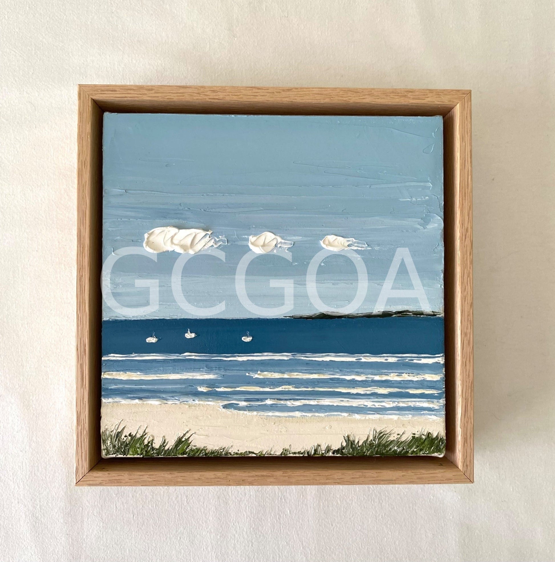Three Little White Boats - Gold Coast Gallery Of ArtJustine Bartie