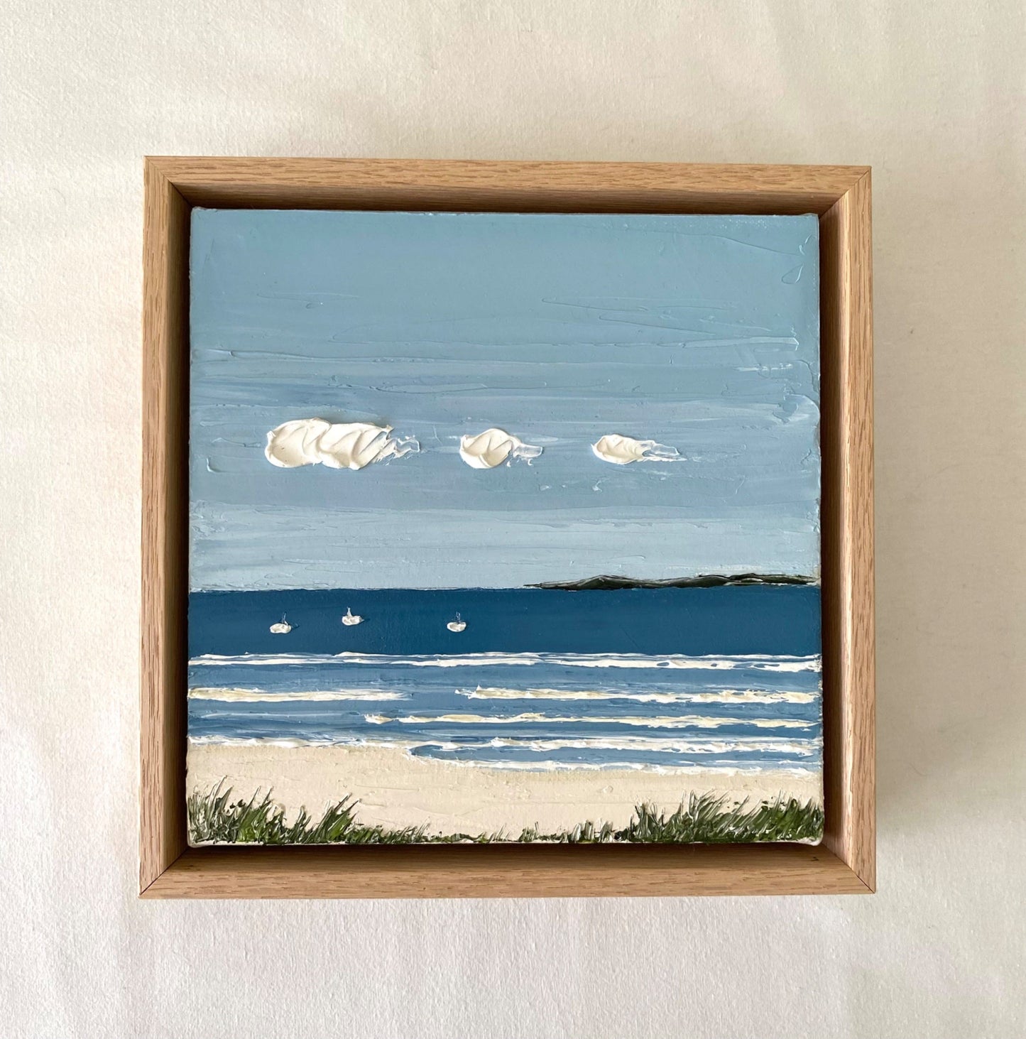 Three Little White Boats - Gold Coast Gallery Of ArtJustine Bartie