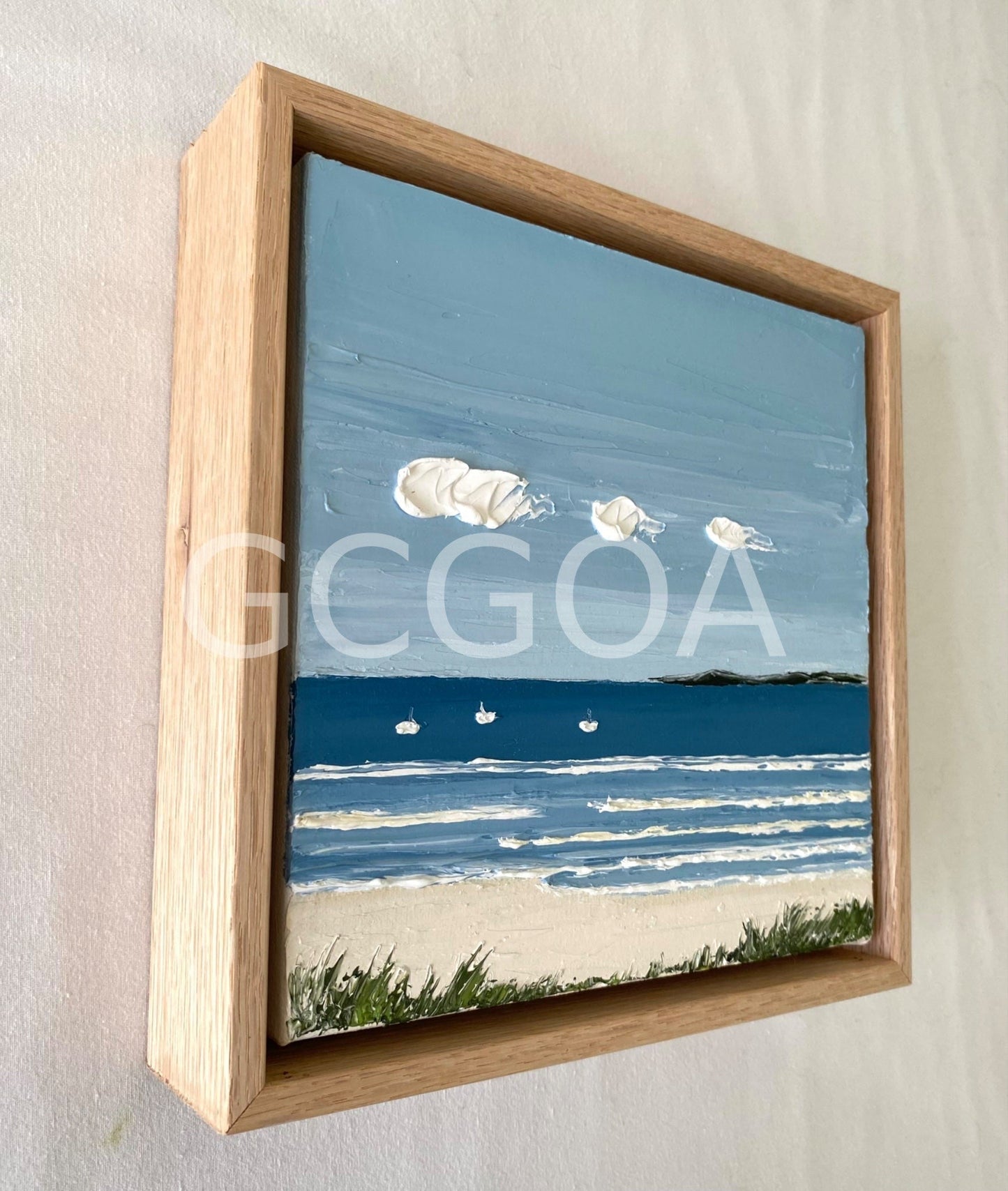 Three Little White Boats - Gold Coast Gallery Of ArtJustine Bartie