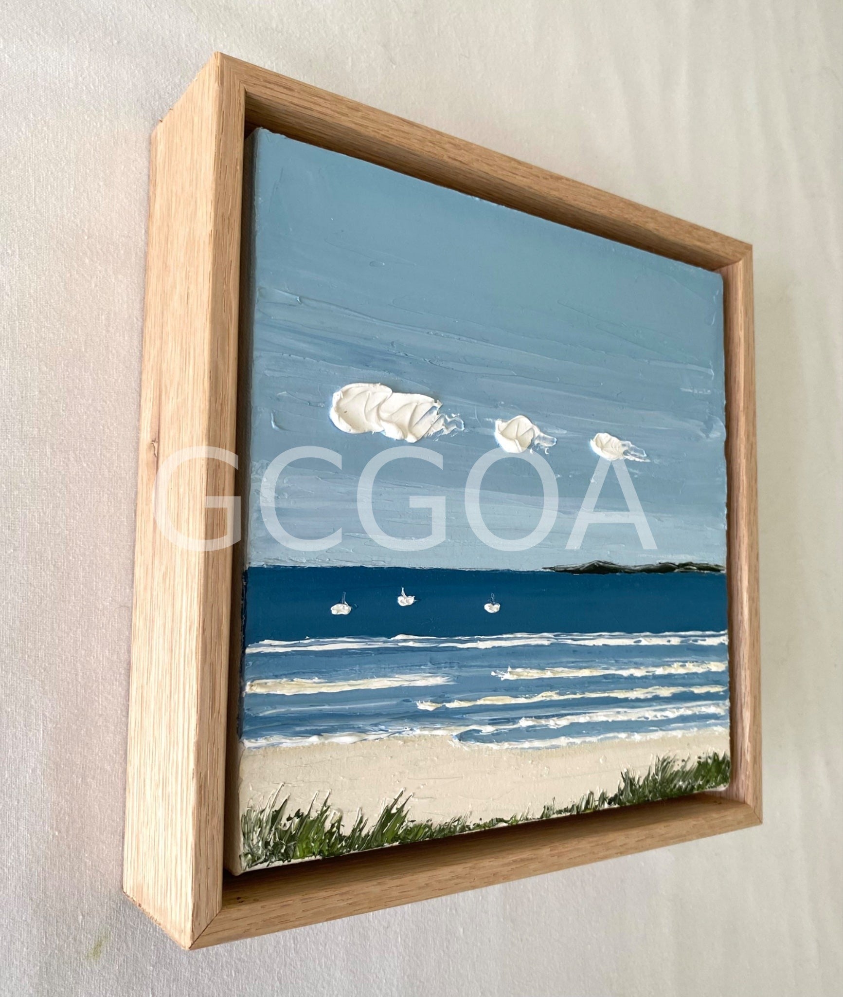 Three Little White Boats - Gold Coast Gallery Of ArtJustine Bartie