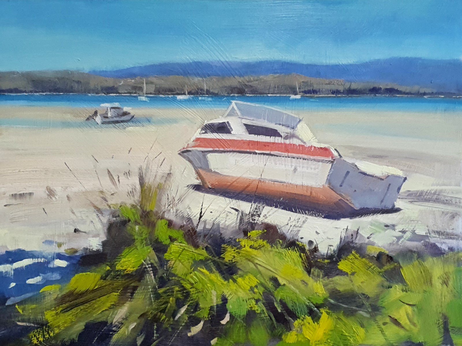 Tide's Out - Gold Coast Gallery Of ArtJohn G Pearson