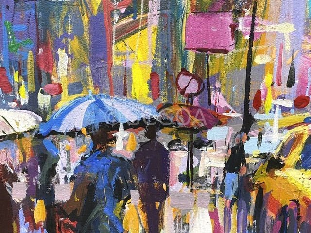 Times Square New York - Original Art - Gold Coast Gallery Of ArtJos Coufreur