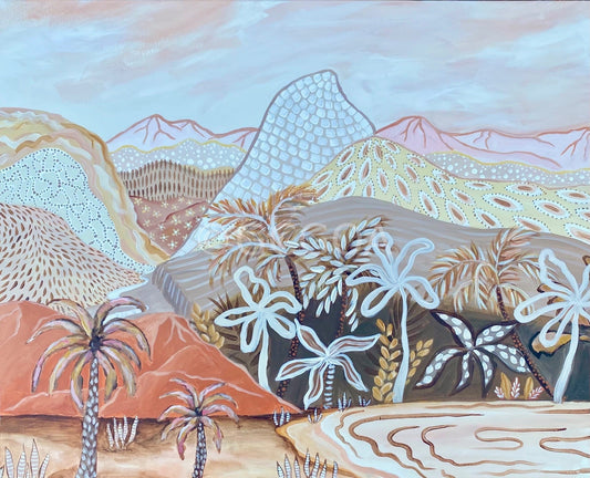 Toffee Mountains - Original Art - Gold Coast Gallery Of ArtDaniela Fowler Art