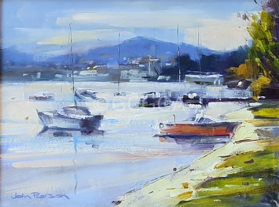 Tranquil Moorings - Gold Coast Gallery Of ArtJohn G Pearson