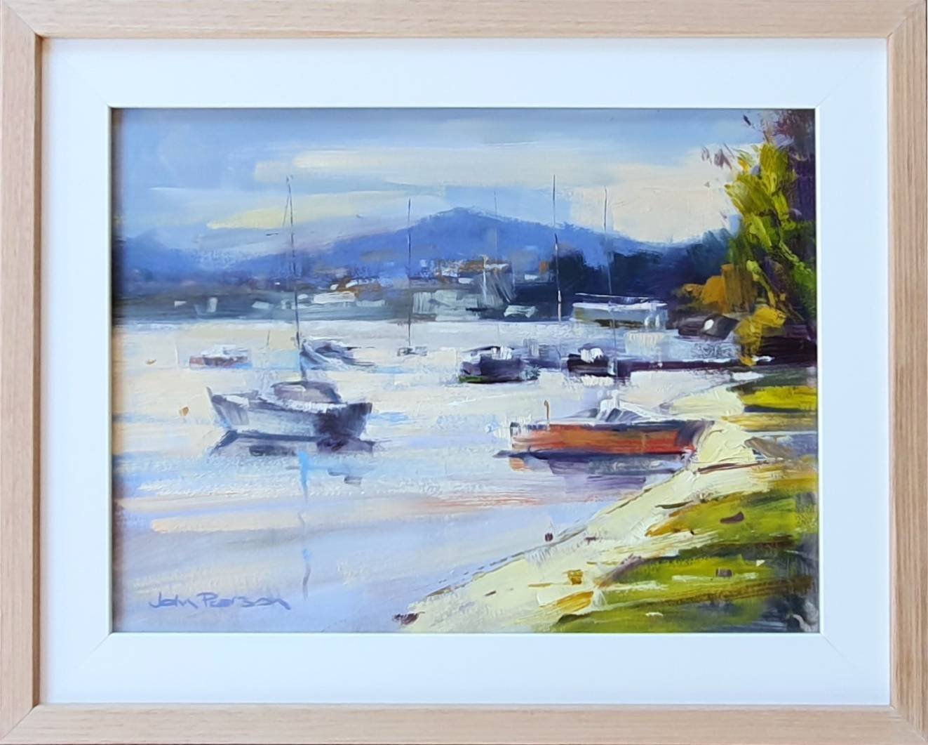 Tranquil Moorings - Gold Coast Gallery Of ArtJohn G Pearson