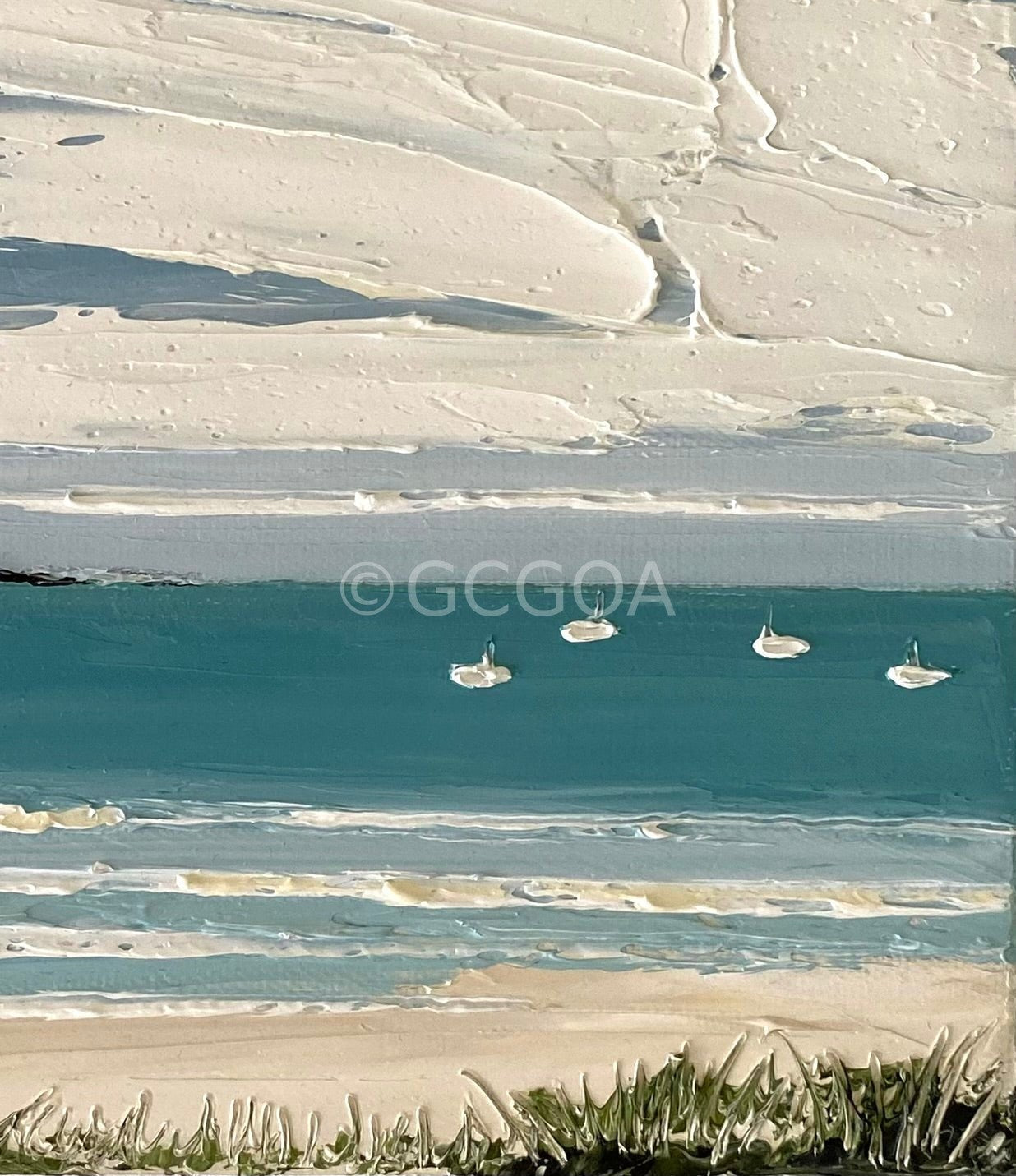 Tranquil Sea Days - Gold Coast Gallery Of ArtJustine Bartie