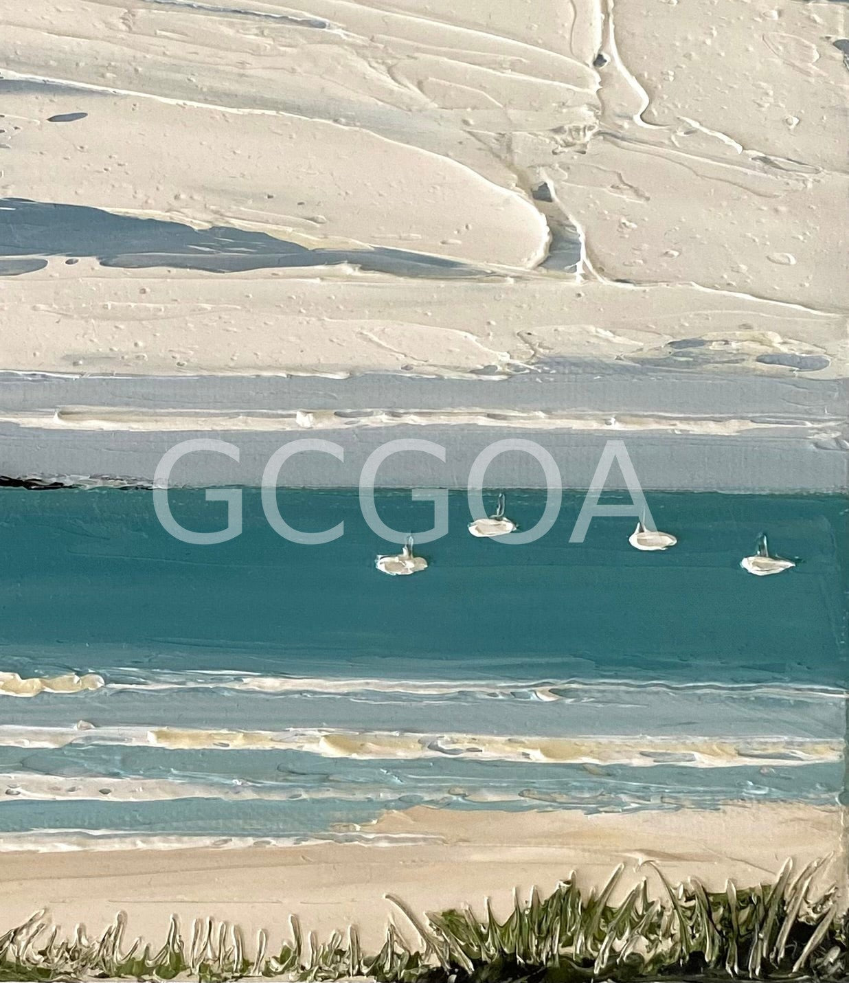 Tranquil Sea Days - Gold Coast Gallery Of ArtJustine Bartie