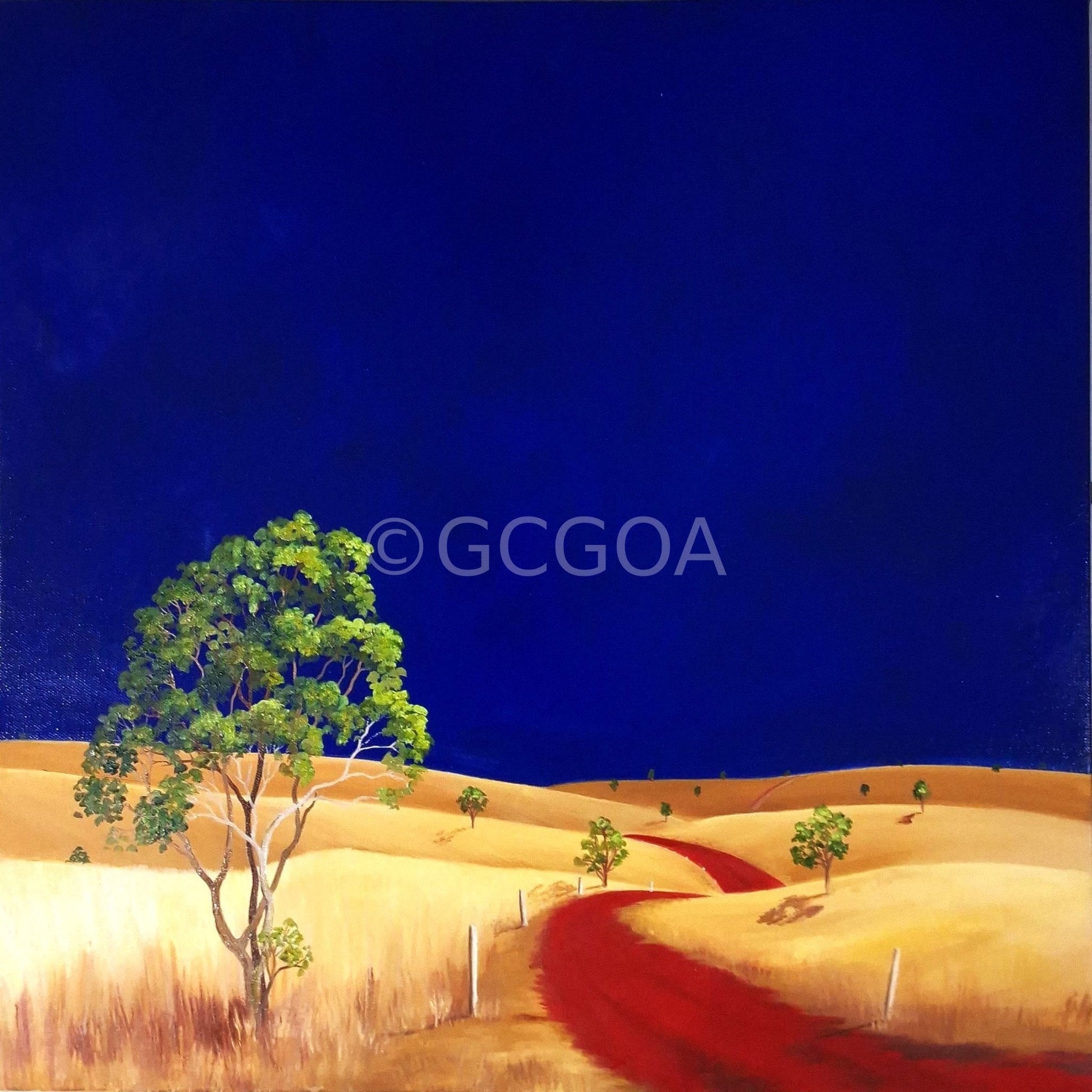 Travelling West - Original Art - Gold Coast Gallery Of ArtLucinda Leveille