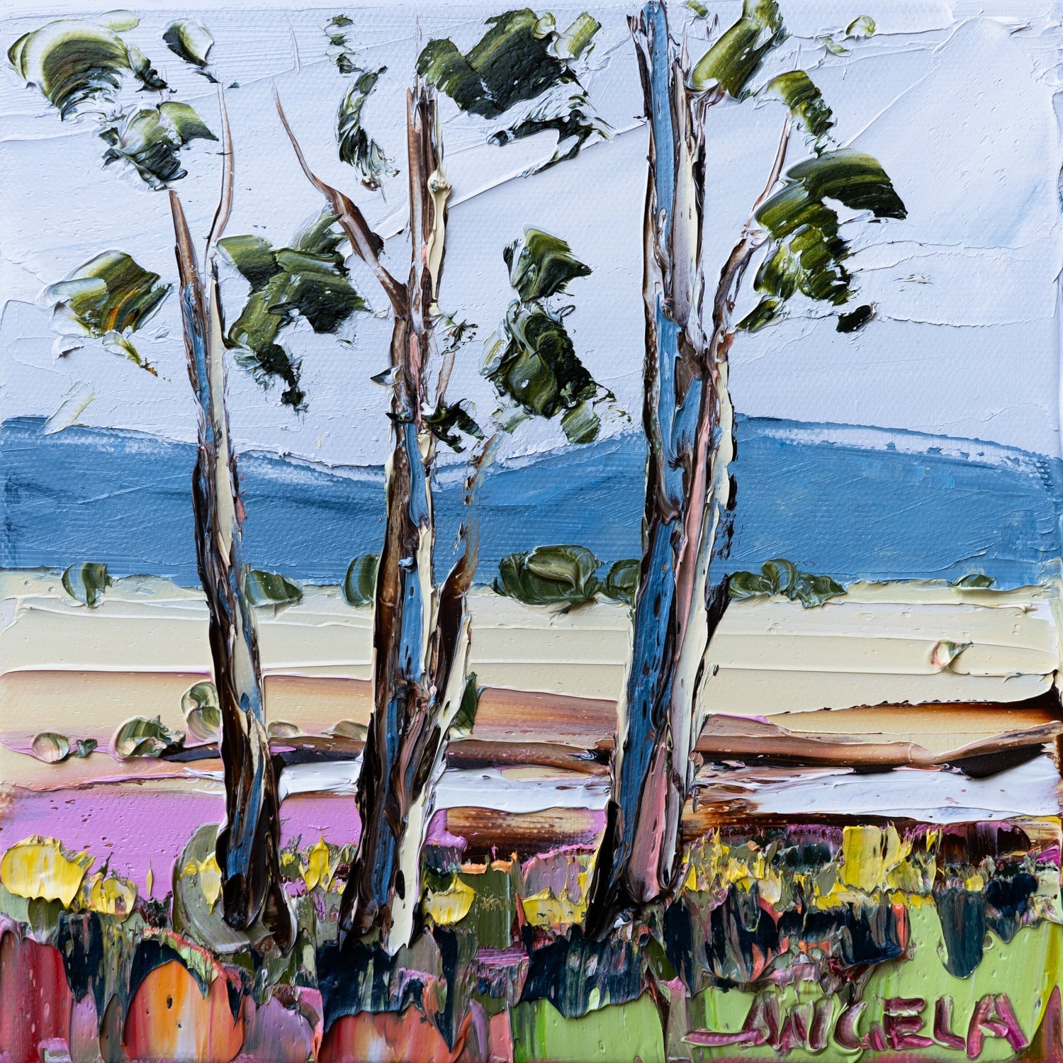 Tree Huddle 2 - Gold Coast Gallery Of ArtAngela Hawkey