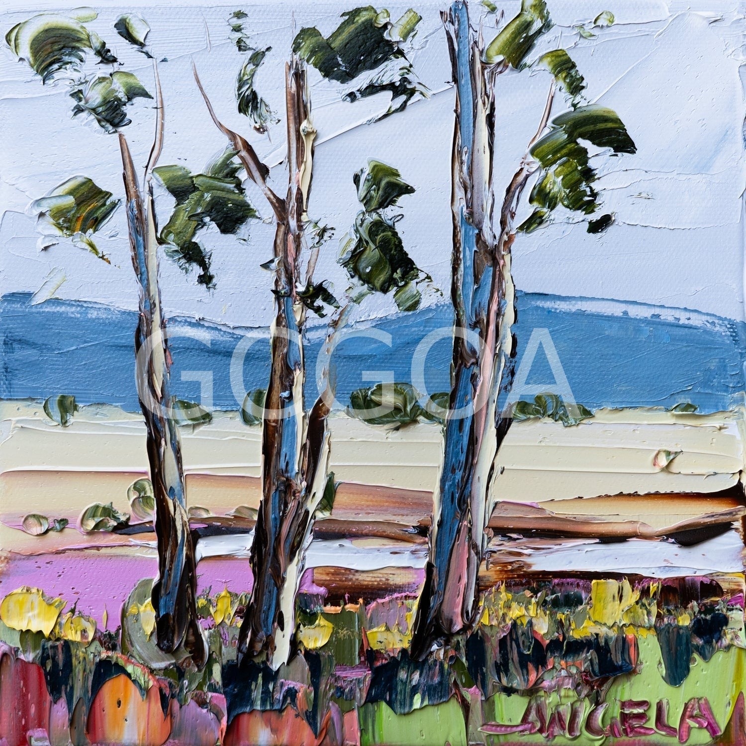 Tree Huddle 2 - Gold Coast Gallery Of ArtAngela Hawkey