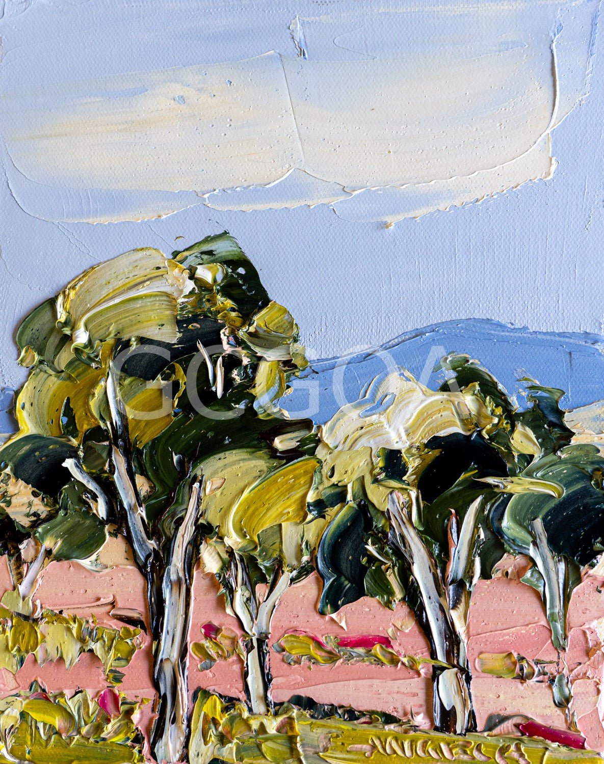 Trees of the Pink Plain - Gold Coast Gallery Of ArtAngela Hawkey