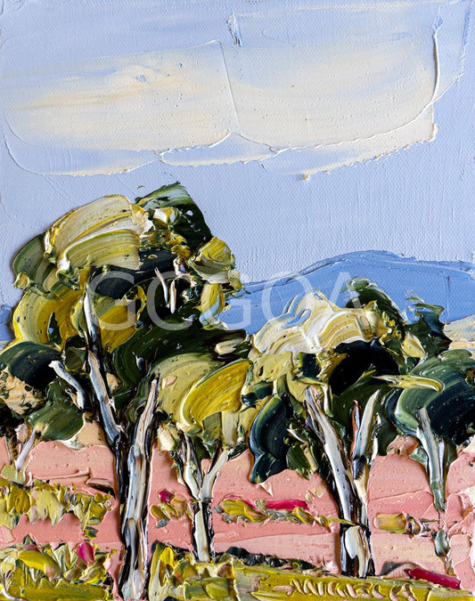 Trees of the Pink Plain - Gold Coast Gallery Of ArtAngela Hawkey