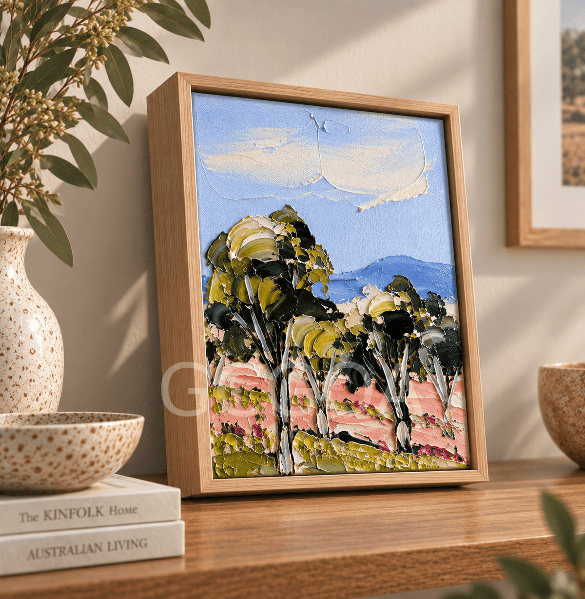 Trees of the Pink Plain - Gold Coast Gallery Of ArtAngela Hawkey
