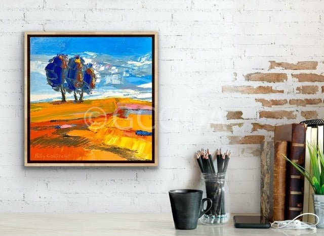 Trees on Hilltop 2 - Plein Air - Gold Coast Gallery Of ArtHilly Coufreur