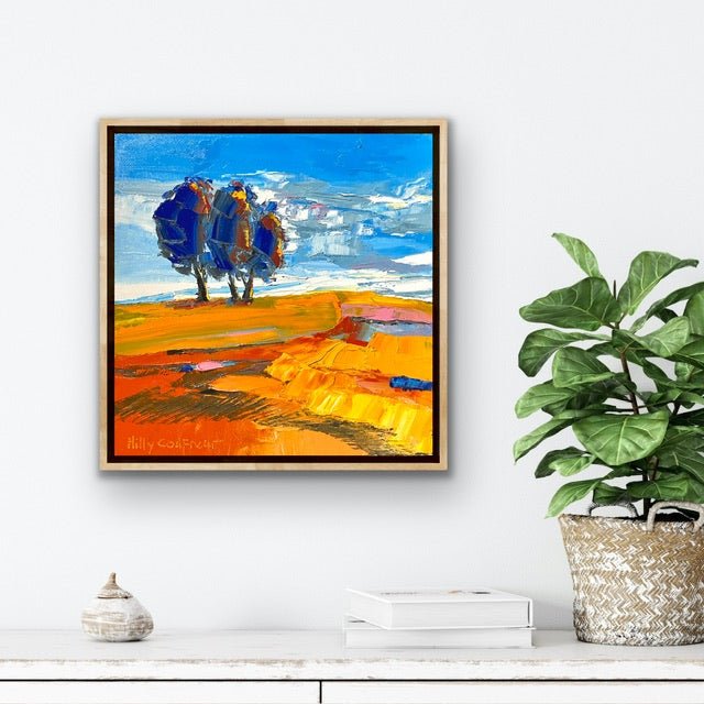 Trees on Hilltop 2 - Plein Air - Gold Coast Gallery Of ArtHilly Coufreur