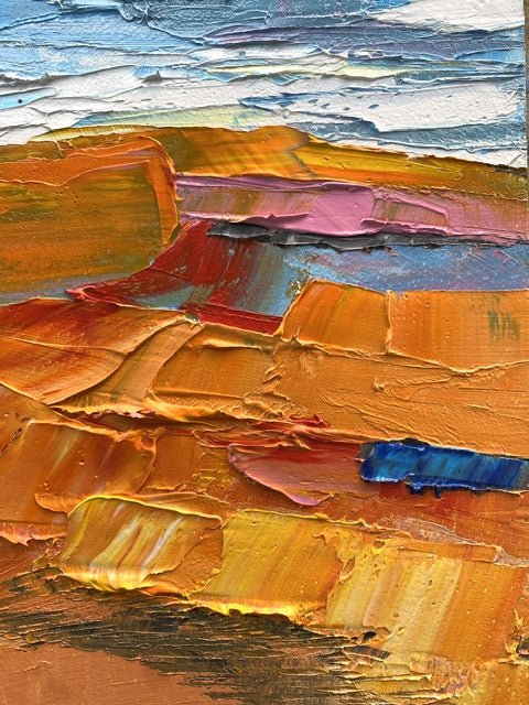 Trees on Hilltop 2 - Plein Air - Gold Coast Gallery Of ArtHilly Coufreur