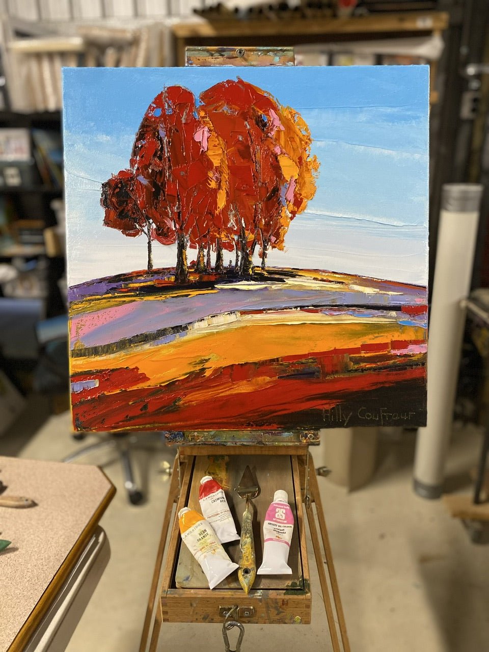 Trees on Hilltop - Gold Coast Gallery Of ArtHilly Coufreur