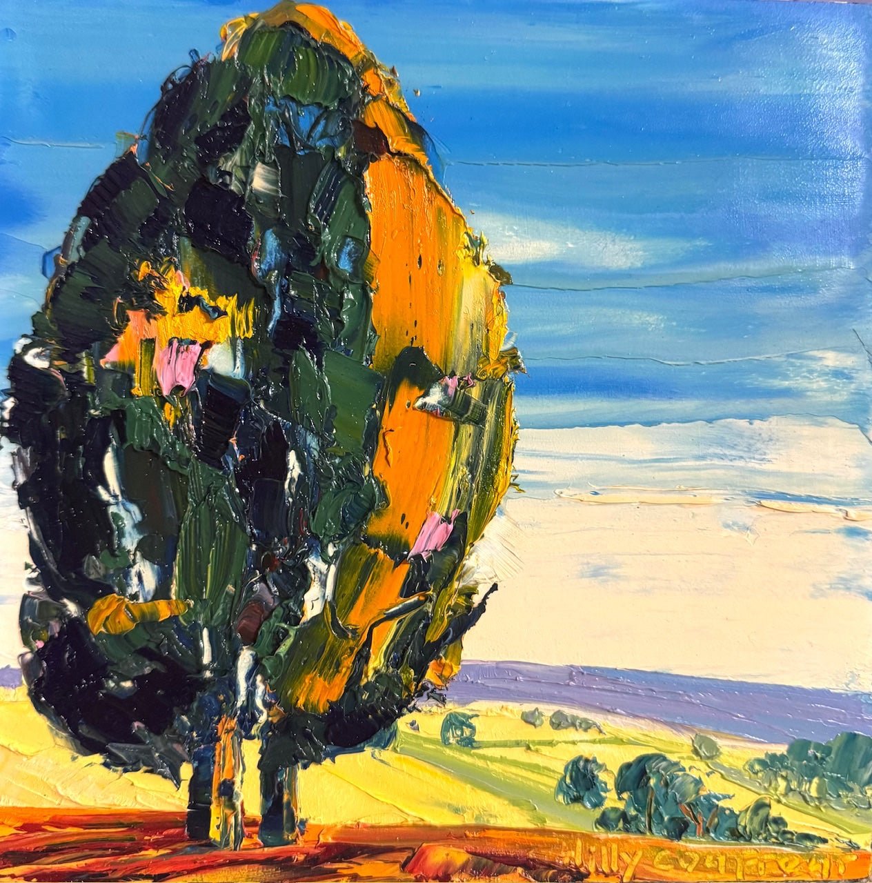 Trees on Hilltop 4 - Gold Coast Gallery Of ArtHilly Coufreur